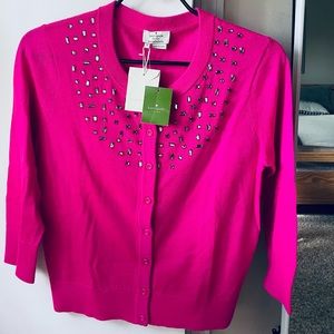 Kate Spade Cardigan w. Rhinestones